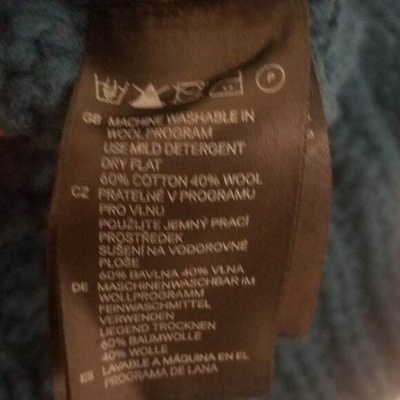 H&M Wool CHUNKY Cable Knit Boxy sweater - S - Picture 7 of 8